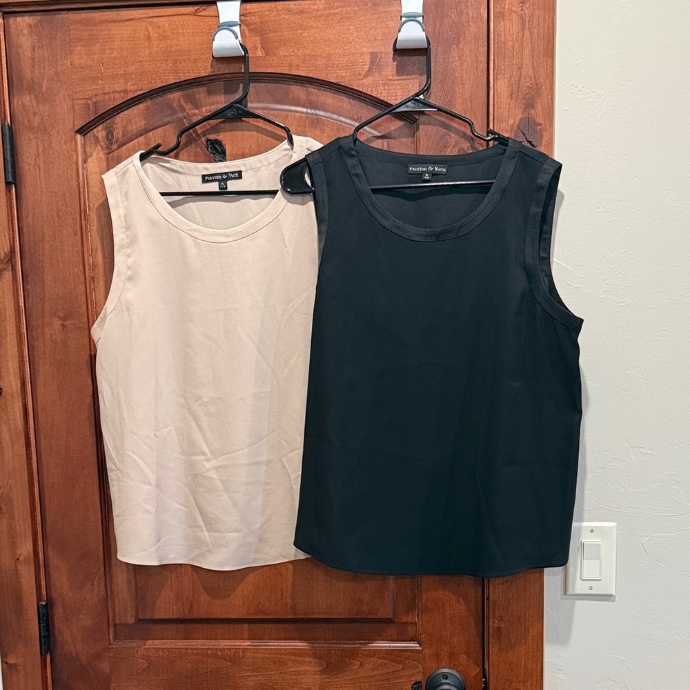 Preston & York dressy tank tops